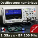 Oscilloscope numérique 100 Mhz 2 voies 2 M échantillons ADS1102CML